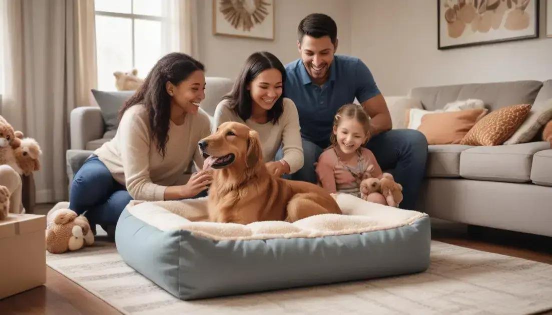 Ajustando o animal adotado à sua nova casa