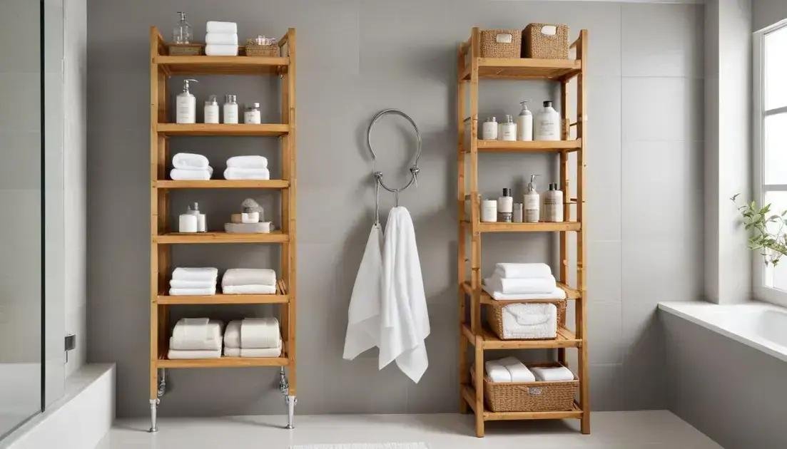 organizadores de banho: praticidade e estilo no banheiro