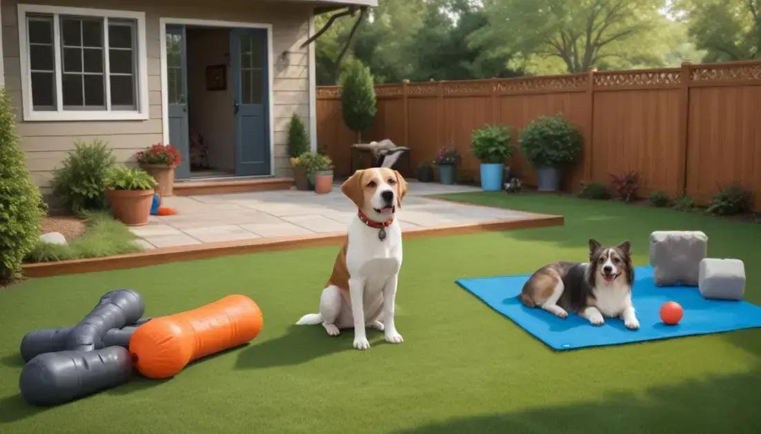 Equipamentos para adestramento em casa e ao ar livre Equipamentos para adestramento em casa e ao ar livre