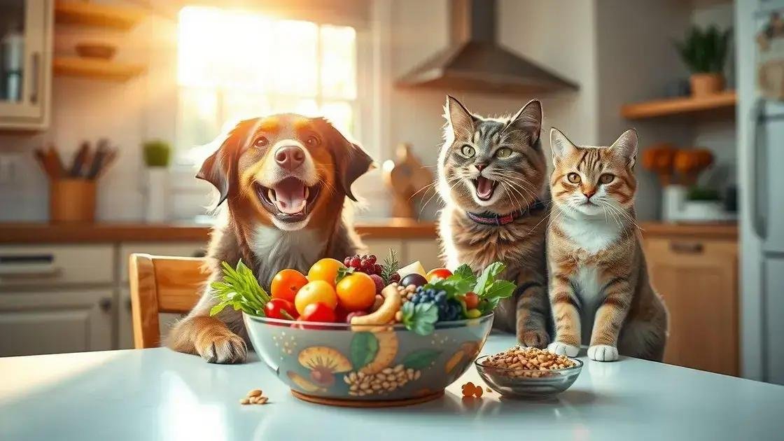 Benefícios da alimentação natural para a saúde dos pets