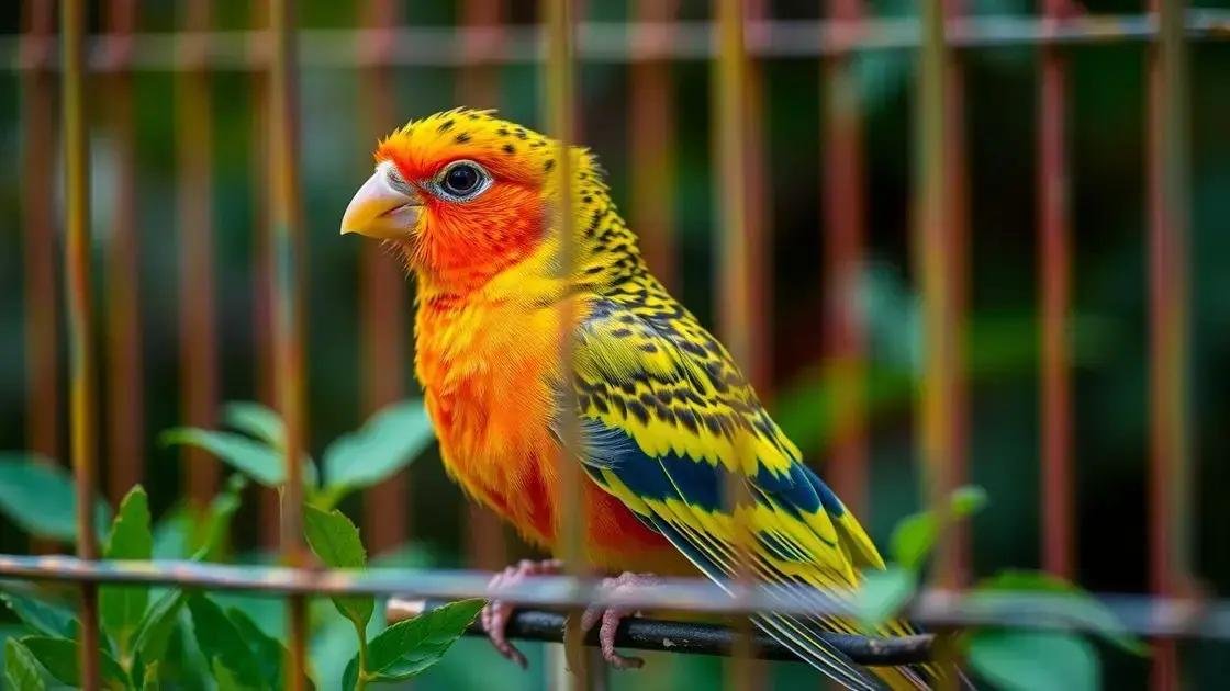 Cuidados com a saúde de canários: dicas essenciais para seu bem-estar
