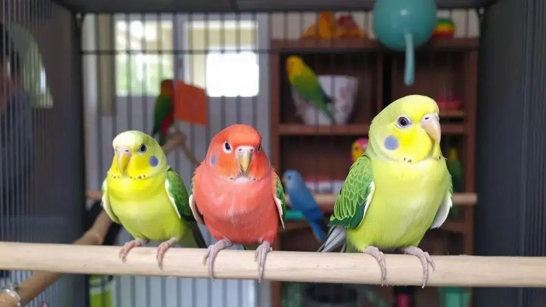 As raças de pássaros mais populares para iniciantes