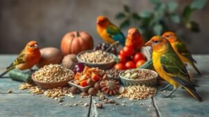 Como montar uma dieta balanceada para aves e garantir a saúde delas