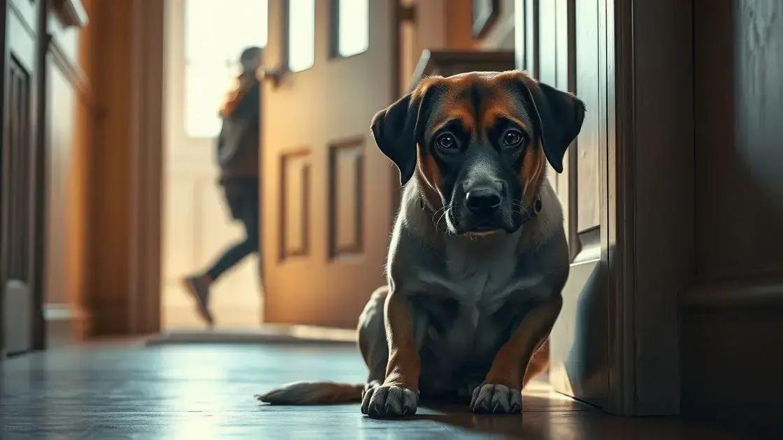 Como lidar com a ansiedade de separação em cães: Dicas essenciais para ajudar