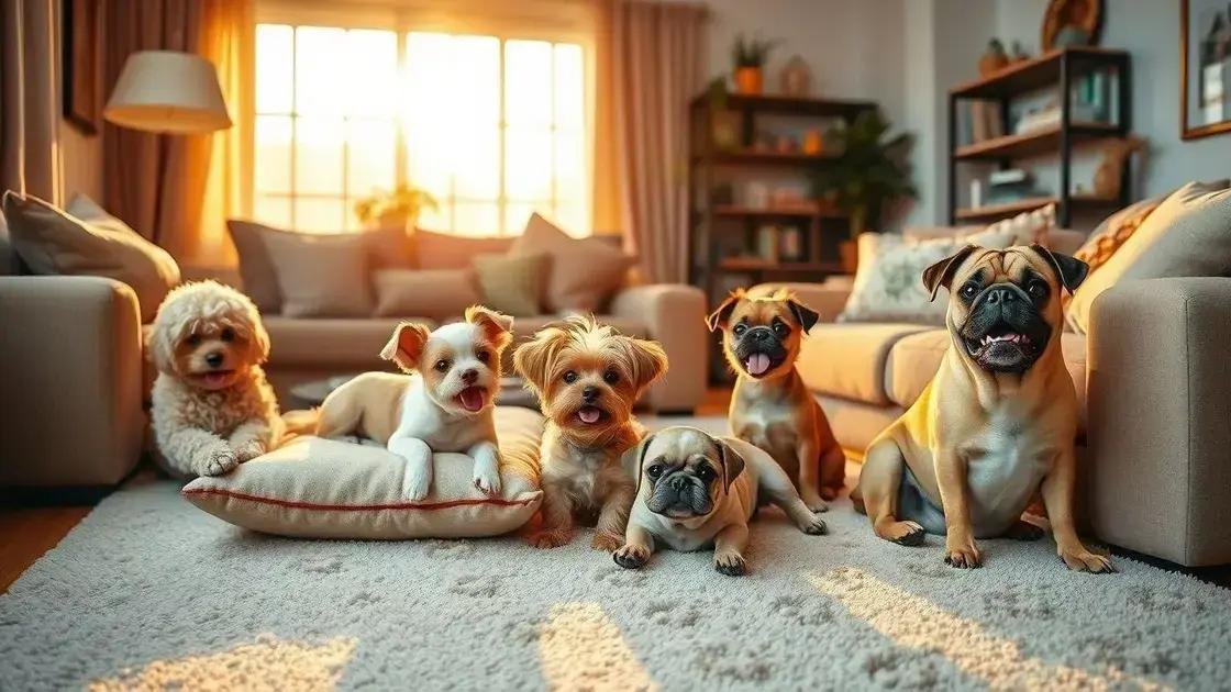 Raças pequenas ideais para viver em apartamento