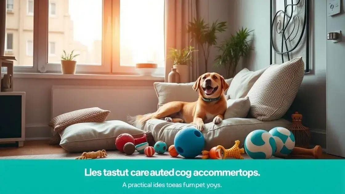Dicas para cuidar de cães em apartamentos
