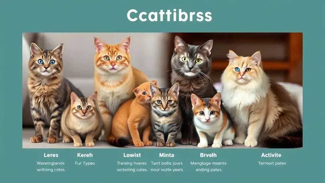 Características marcantes das raças de gatos