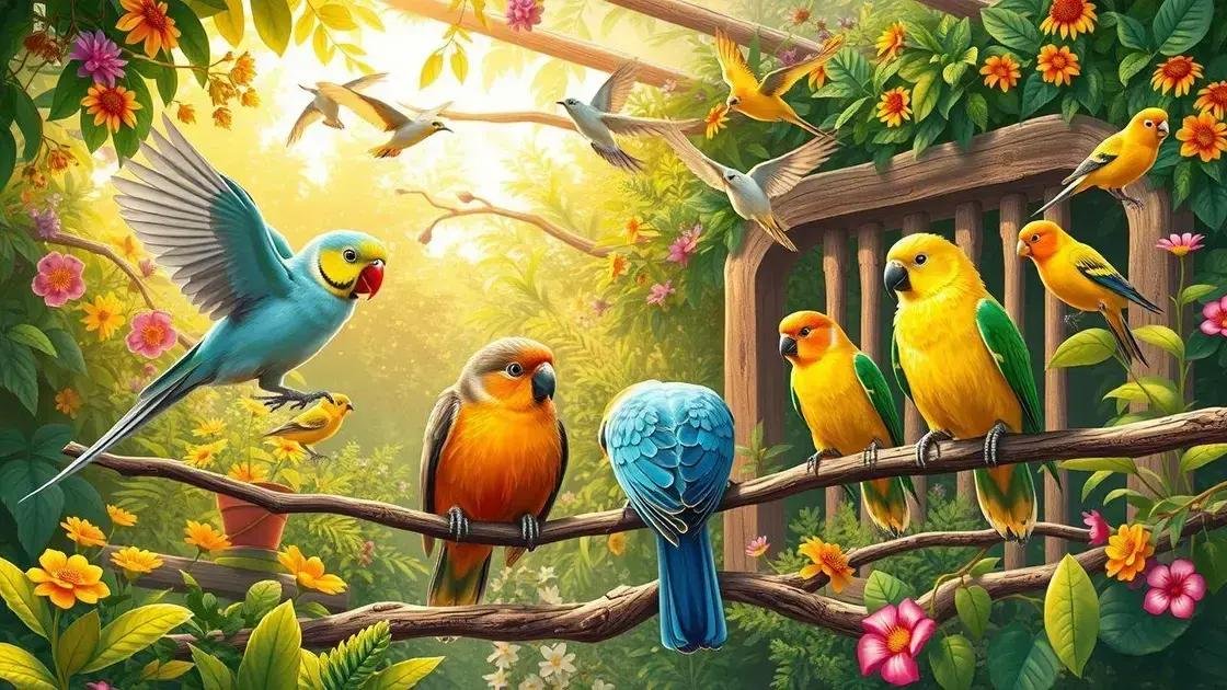 Comportamento e temperamento das raças de pássaros