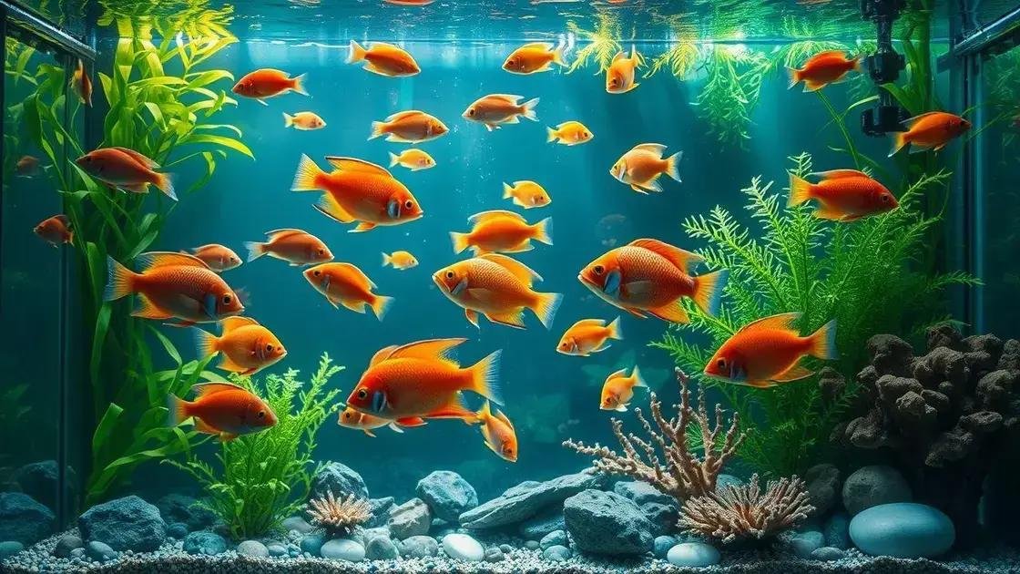 Cuidados essenciais para peixes de aquário