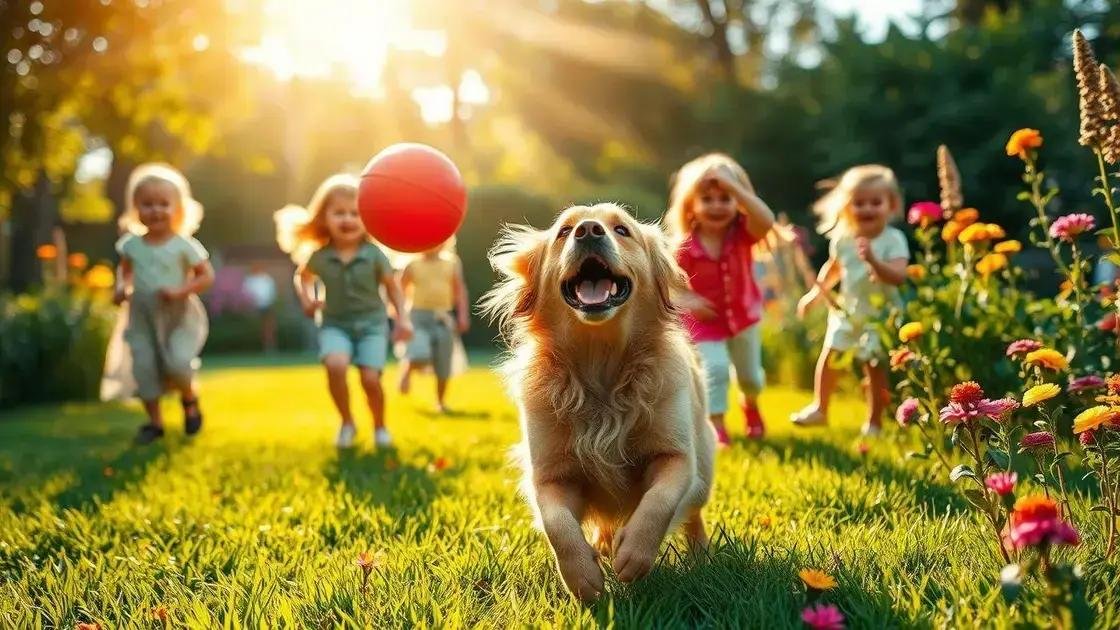 Características das raças de cães ideais para crianças Características das raças de cães ideais para crianças