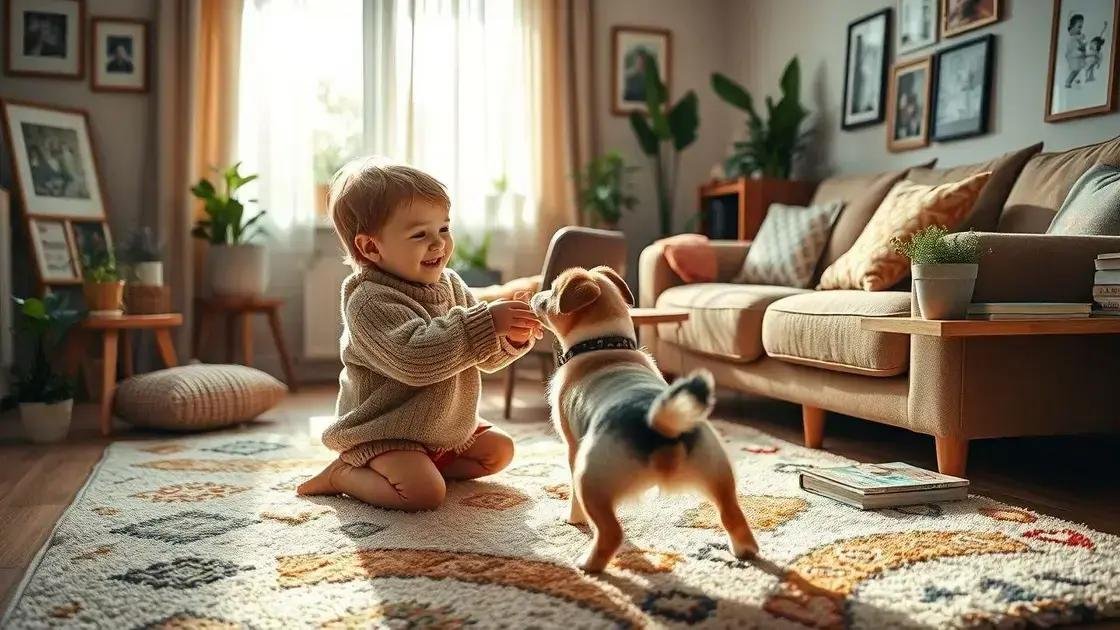 Dicas para introduzir um cão na rotina da criança Dicas para introduzir um cão na rotina da criança