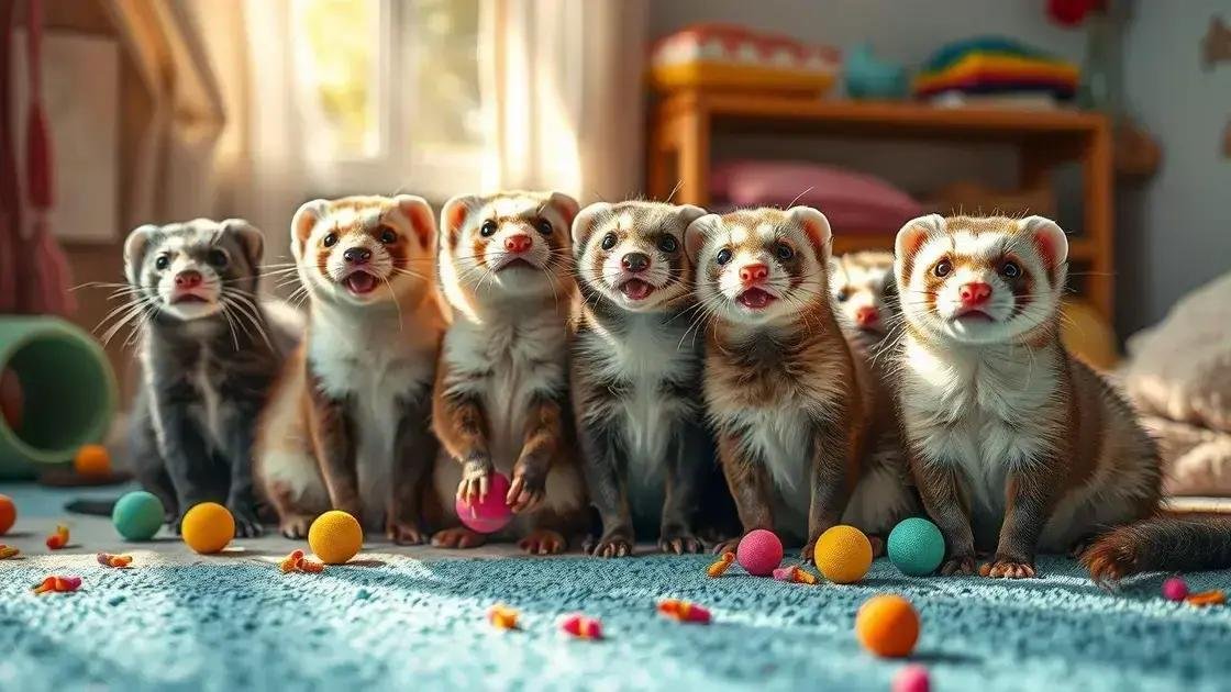 Diferenças entre as raças de furões