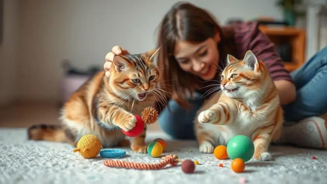 Dicas para interagir com seu gato usando brinquedos