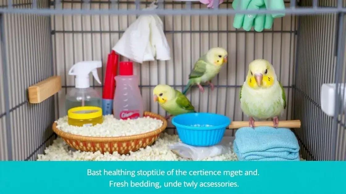 Como limpar adequadamente o ambiente das aves