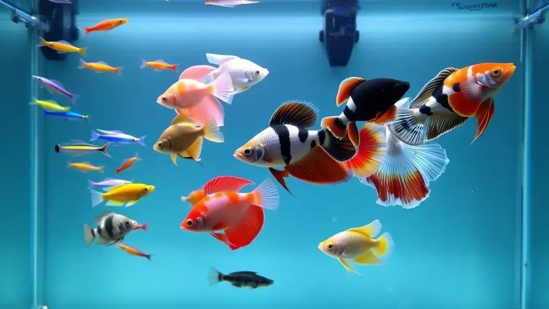 Compatibilidade entre diferentes espécies de peixes