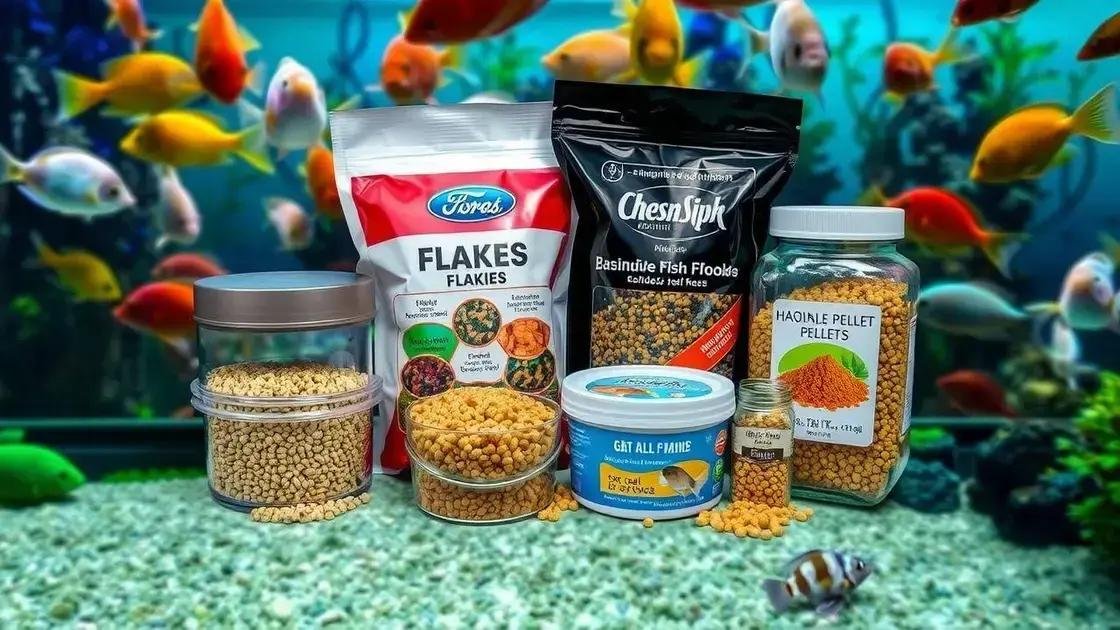 Tipos de alimentos para peixes: prontos e caseiros