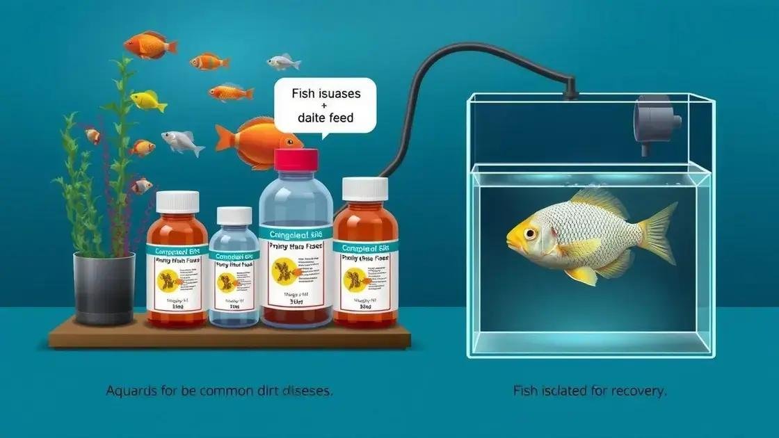 Como tratar doenças comuns em peixes