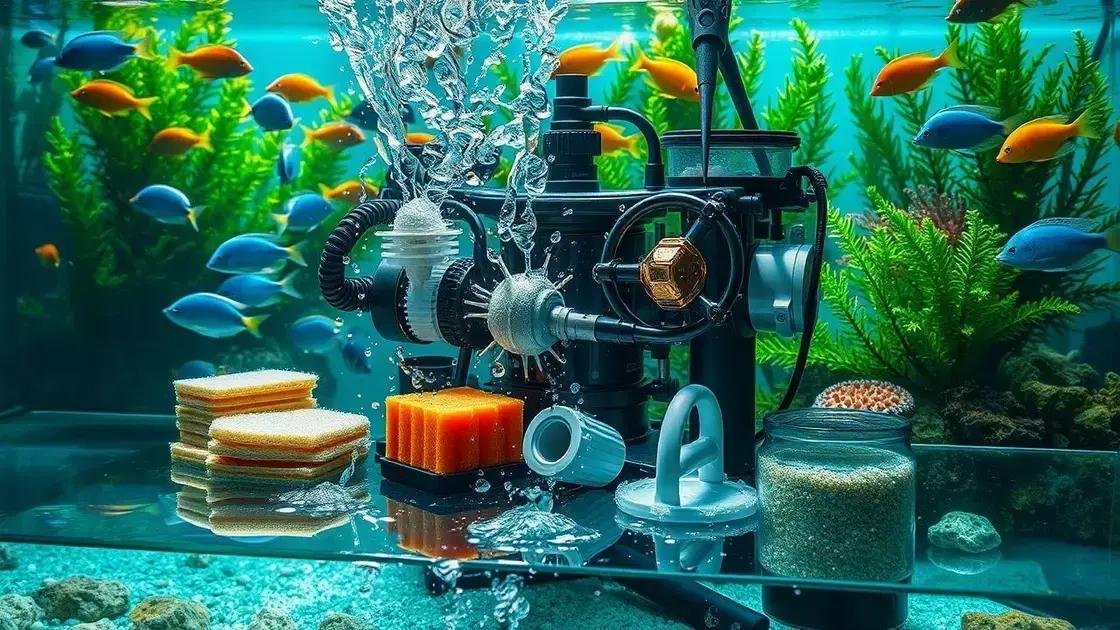 Dicas para manter o filtro do aquário em boas condições