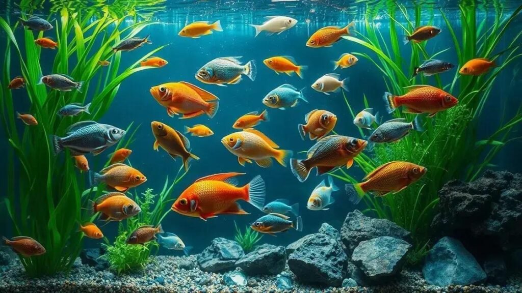 Como introduzir novos peixes no aquário sem stress