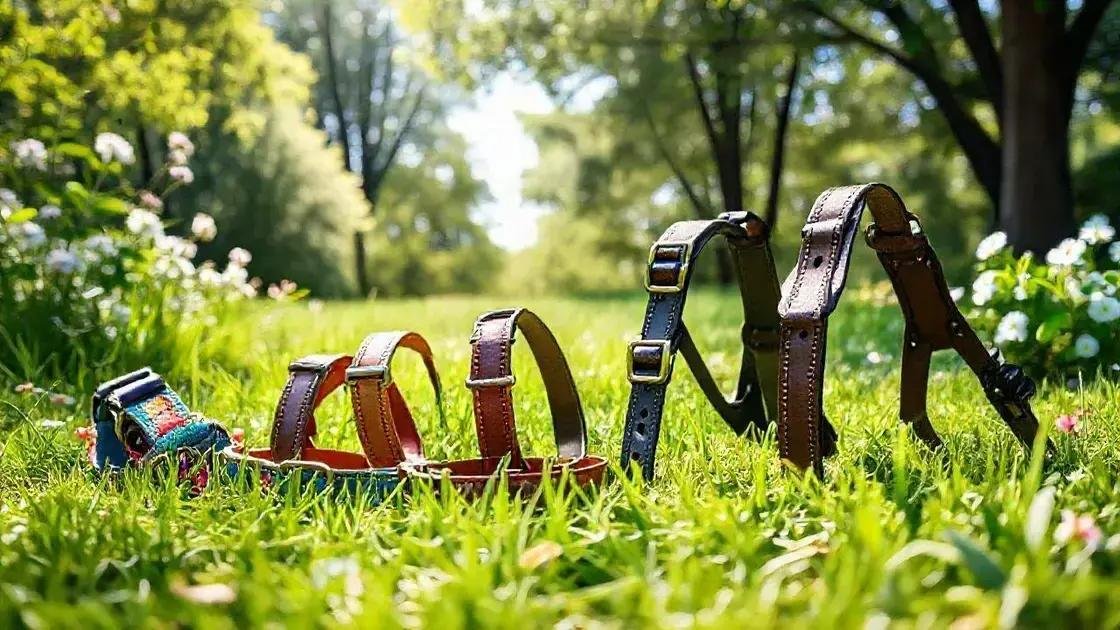 Tipos de coleiras e suas funcionalidades