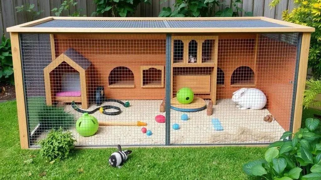 Ambiente ideal para coelhos: conforto e segurança