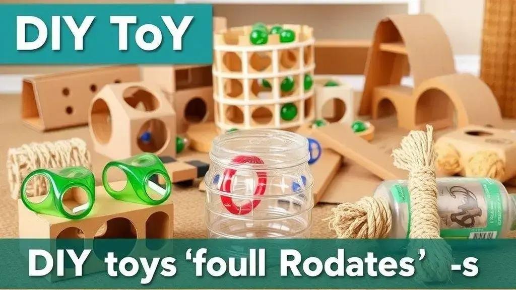 Brinquedos DIY para roedores: dicas e ideias