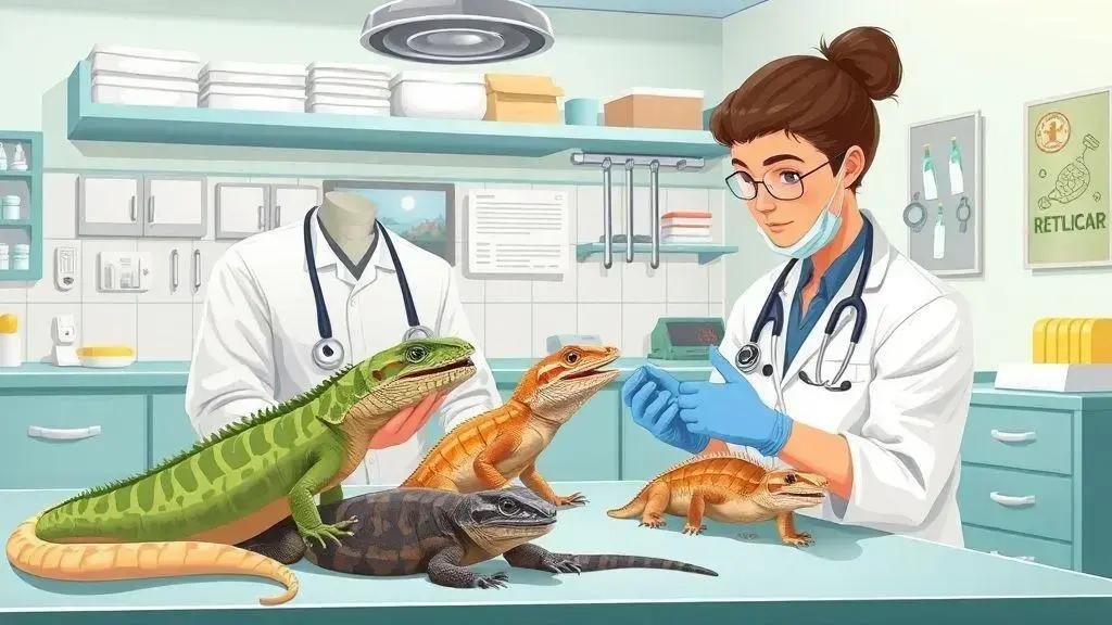 Cuidados veterinários essenciais para répteis