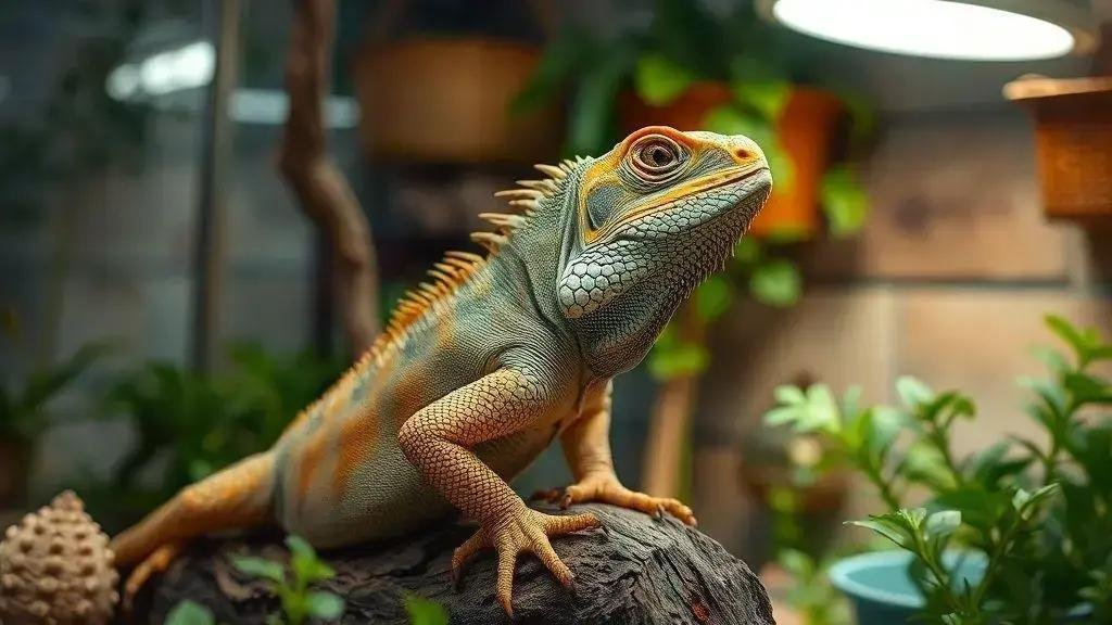 Cuidados com iguanas em cativeiro: tudo que você precisa saber