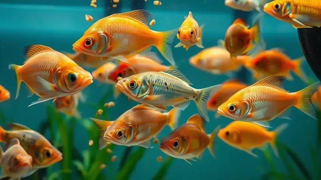 Alimentação adequada para peixes ornamentais