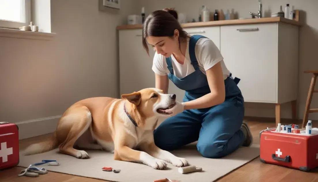 Como lidar com cortes e feridas em animais de estimação