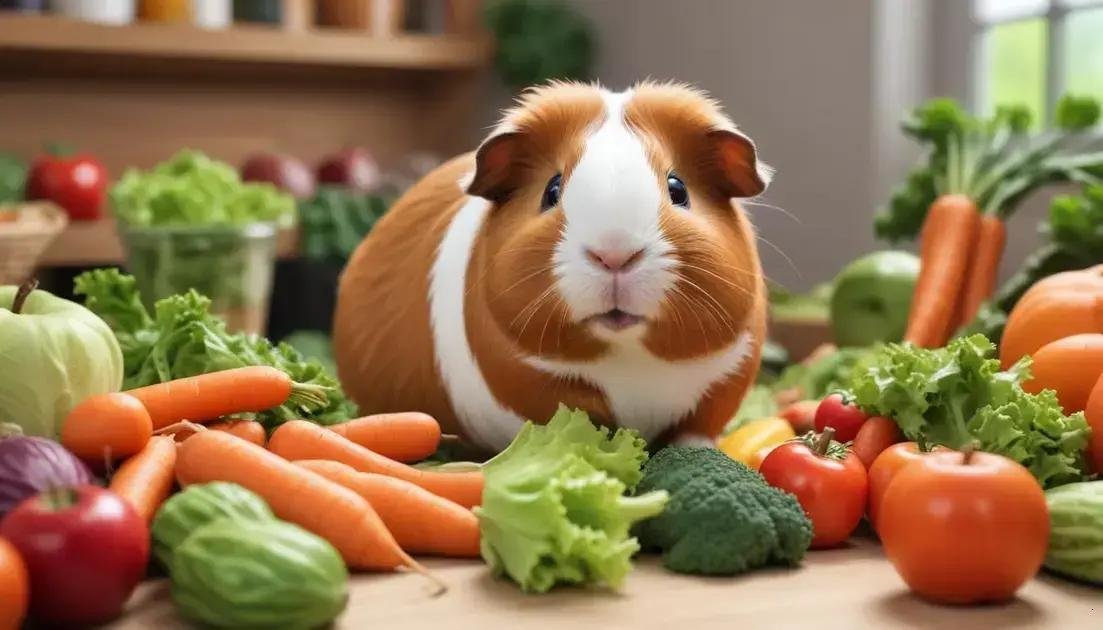 Tipos de alimentos permitidos: frutas e verduras