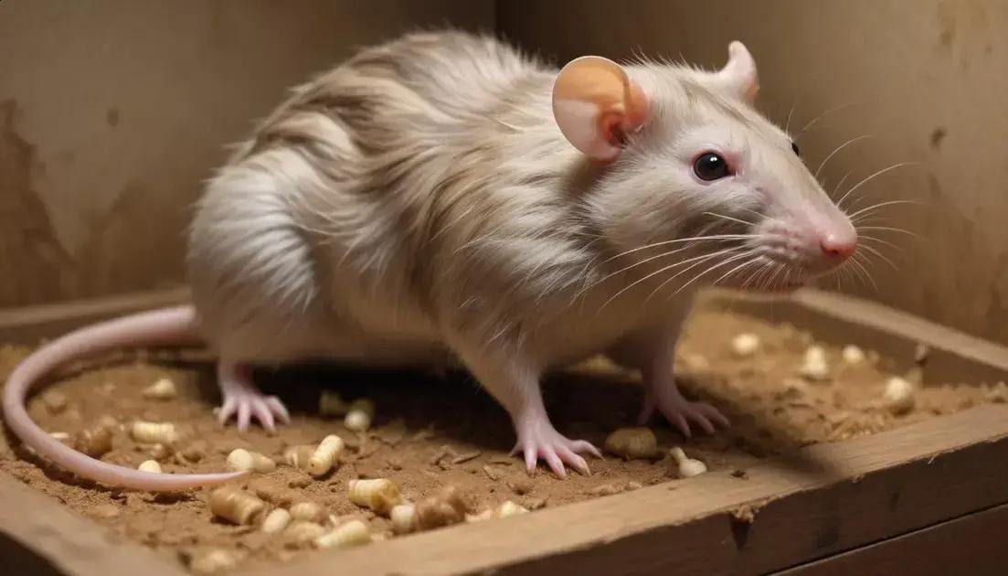 Causas frequentes de doenças em ratos twisters