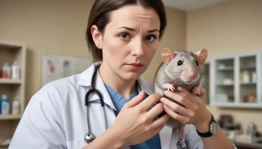 Quando levar seu rato twister ao veterinário