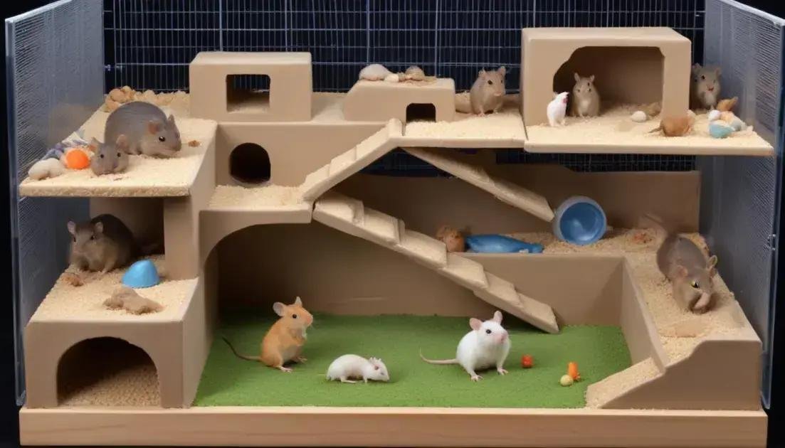 Como preparar a gaiola para os roedores