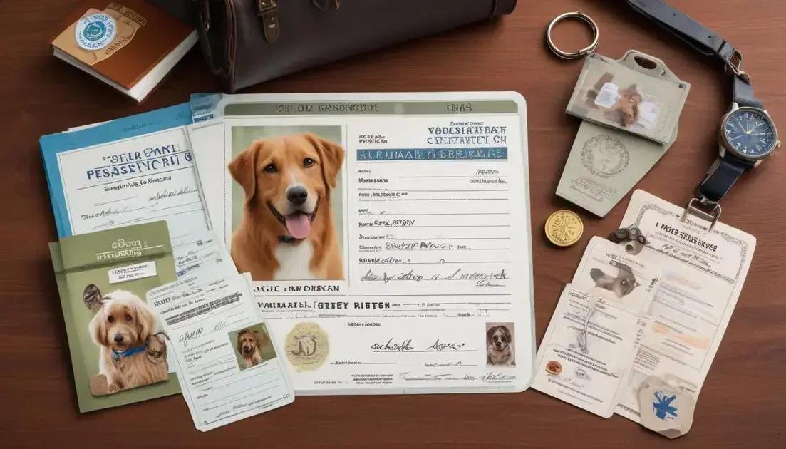 Documentação necessária para viajar com roedores