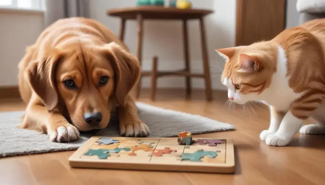 Atividades para estimular a saúde mental dos bichinhos