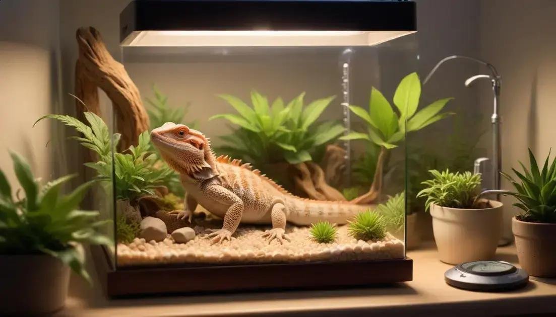 Acessórios essenciais para terrário de répteis: 12 itens que você precisa agora